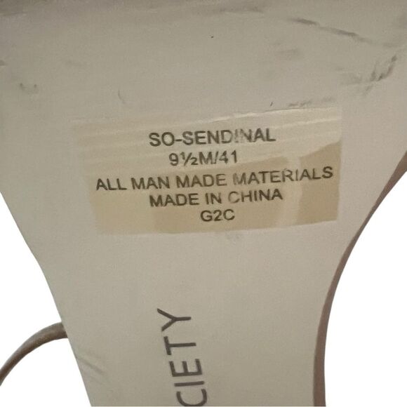 Sole Society Sendinal Nude Ankle Strap Platform Heel size 7.5 - Picture 3 of 8